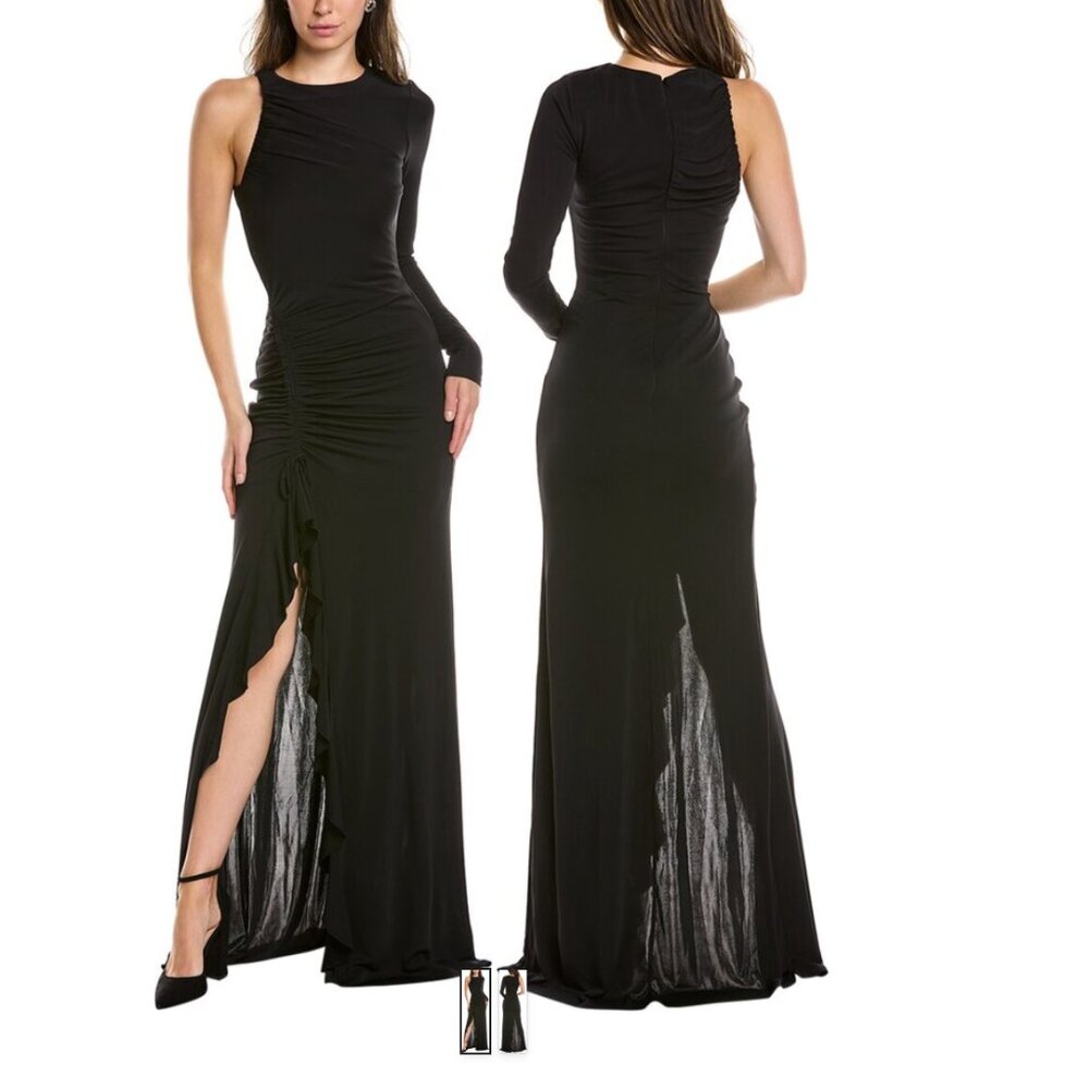 NWT Cinq a Sept Korine Black Formal Gown